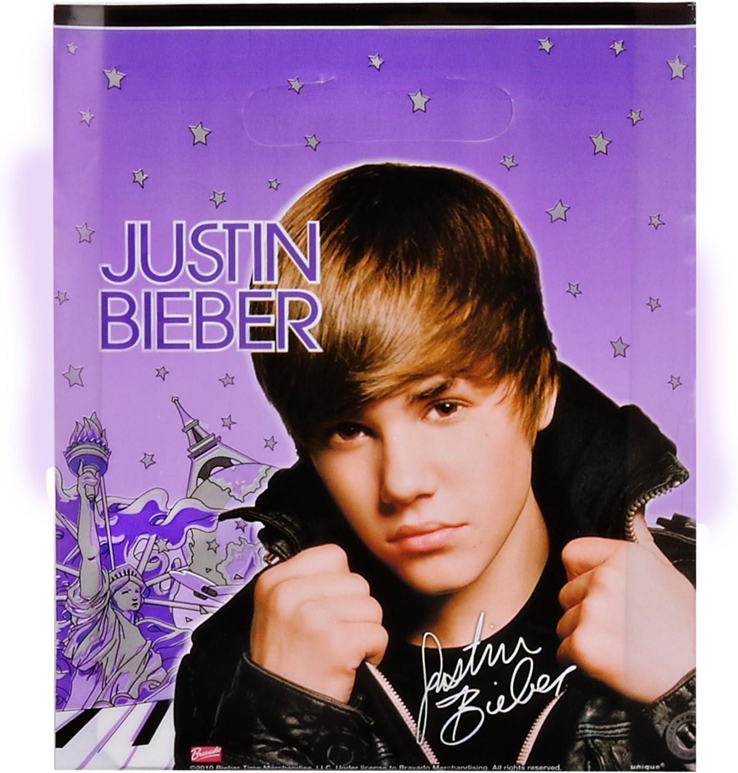 Justin Bieber Loot Bags 8ct