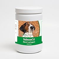 Vista 50 de Healthy Breeds Golden Retriever - Aceite de salmón masticable suave, 90