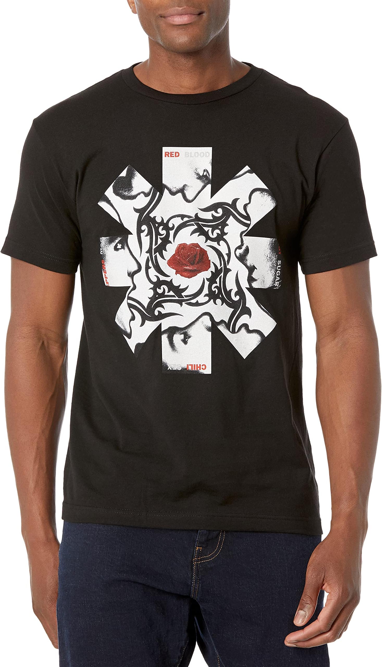 Men's Official Red Hot Chili Peppers Blood, Sugar, Sex & Magik T-Shirt T-Shirt