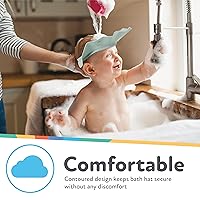 Vista 2 de Nuby Gorro de baño - Baby Essentials - Accesorios de baño para bebés - Rosa