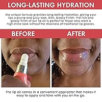 Vista 4 de ¡Experimenta el aceite de labios imprescindible! Aceite labial hecho con aceites Juicy By Mon Cheri de semillas negras, semillas de uva y vitamina E