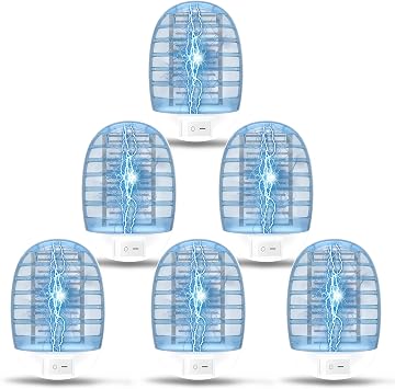 6 Packs Bug Zapper Indoor, Fly Traps for Indoors, Insect Traps for Home Mosquito Killer for Kids & Pets, Home, Kitchen, Bedroom, Baby Room, Office-15