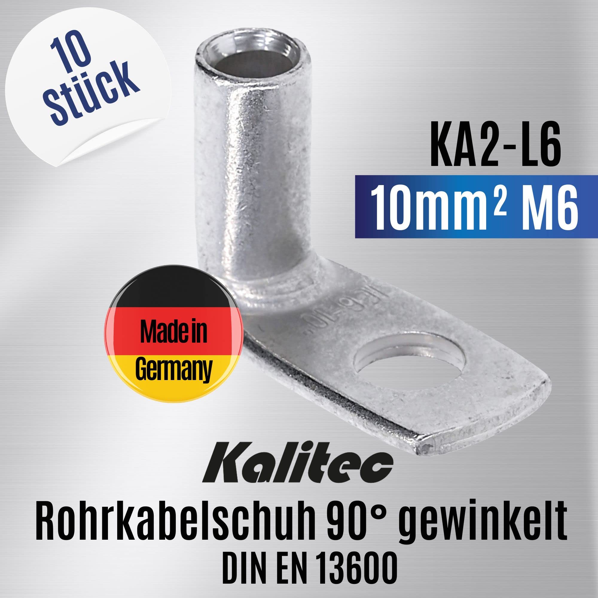 10 Capicorda 70 Mm² M10 In Rame Stagnato - Standard DIN 46235, Made In Germany - Foto 8