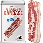 BioSwiss Bandages, Bacon Shaped Self Adhesive Bandage Set, Latex Free, Sterile Wound Care, 50 Count