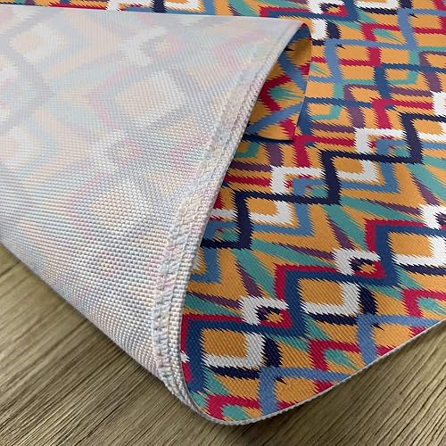 Miniatura 380 de Ambesonne Juego de 4 manteles individuales amarillos y azules, diseño de flores de primavera, flores vibrantes, manteles individuales de tela Azul