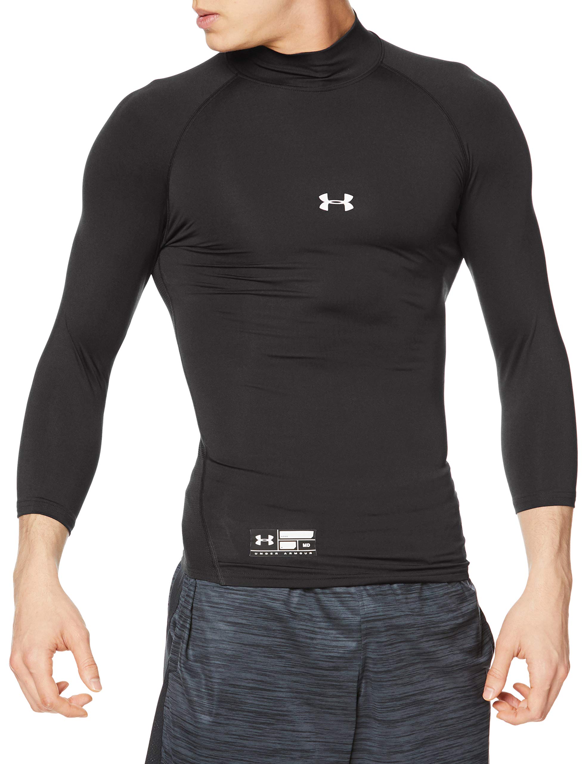 野球 アンダーアーマー アンダーシャツ 大人 7分袖 ハイネック フィット アンダーアーマー UNDER ARMOUR ヒートギア(真夏用) コンプレッション 3/4モック UPF40 吸汗速乾 抗菌防臭 1358644