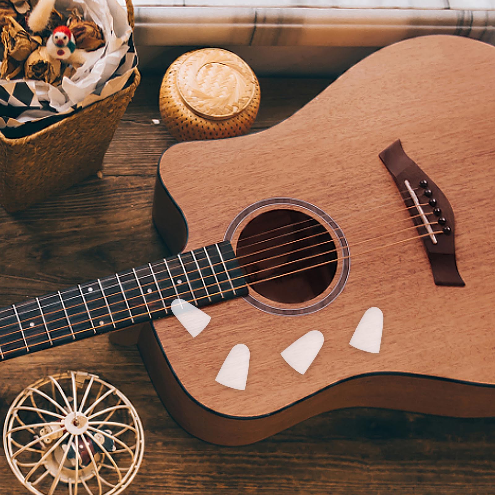 Silikon-Fingerschutz Für Gitarre & Ukulele – 4 Stück, Schmerzlindernd, Rutschfest