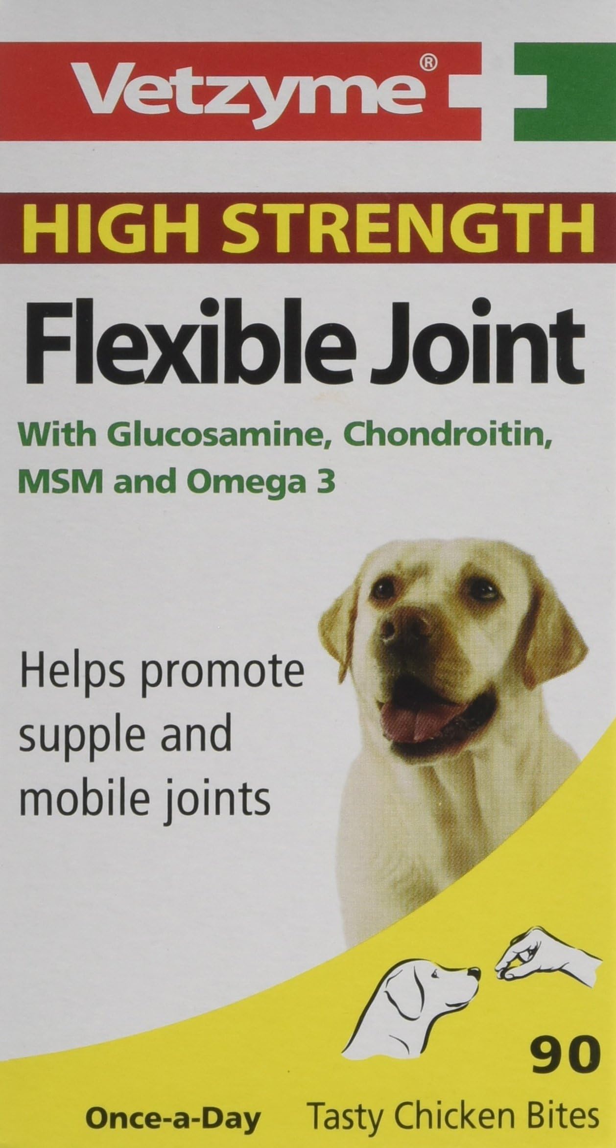 Bob Martin High Strength Flexible Joint for Dogs, 30 Tablets, Tasty Chicken Bites