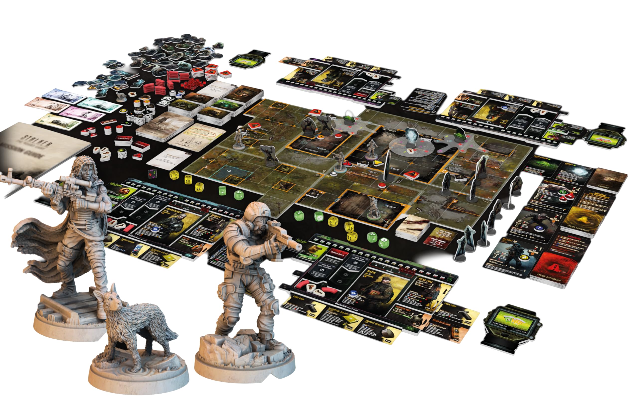 Pendragon - S.T.A.L.K.E.R. il Gioco da Tavolo Edizione Italiana | Sopravvivenza, Post apocalittico, Avventura, Cruento, 1-4 giocatori, 13+, 180 minuti