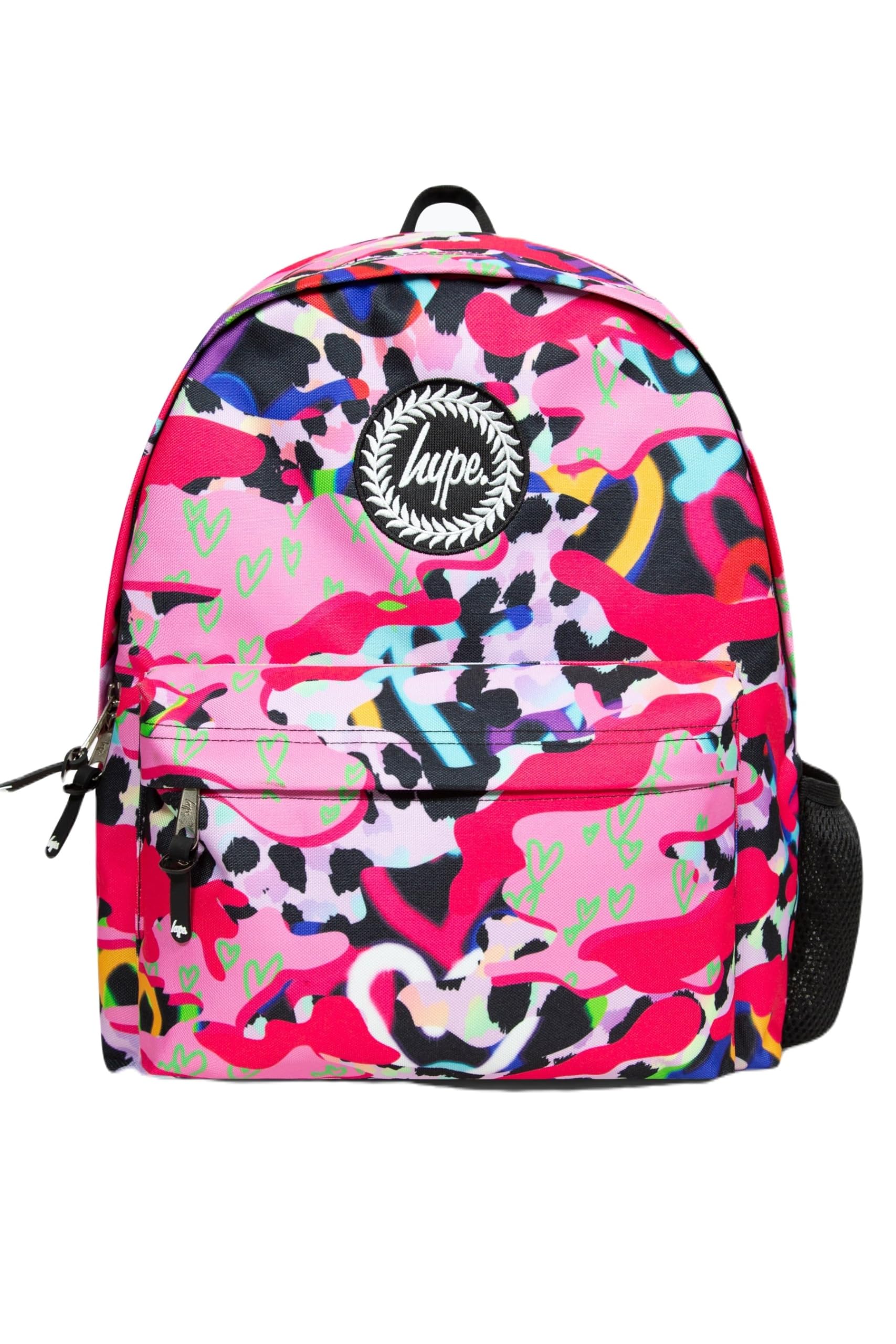 Hype Girl's Patterns Badge Backpacks, Multi, One Size