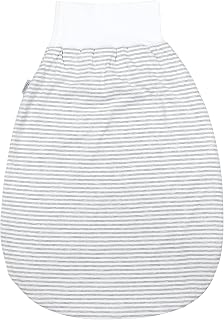TupTam Baby Strampelsack mit breitem Bund – Unwattierter Schlafsack Baby aus Baumwolle für Frühling & Sommer