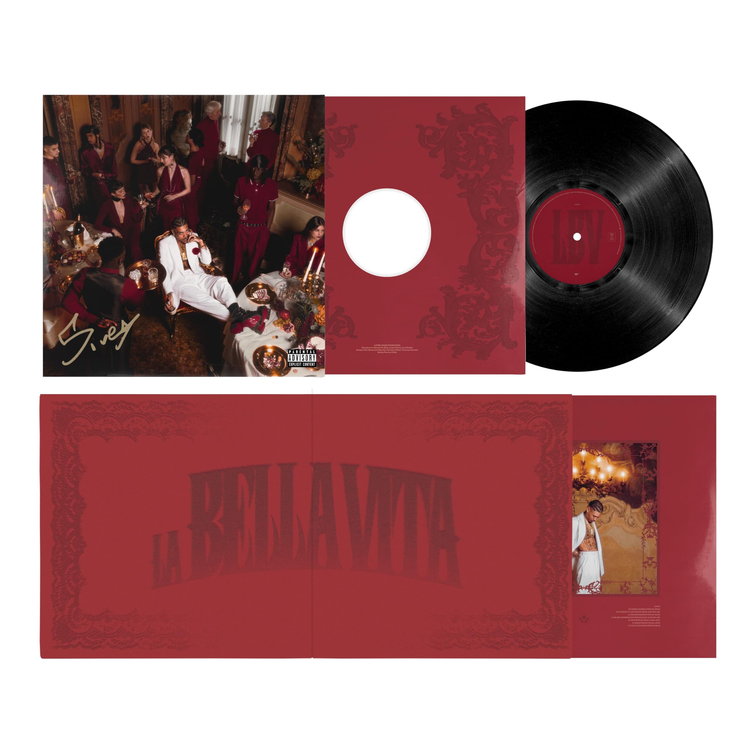 LA BELLAVITA - Vinile Nero Autografato Amazon Esclusiva