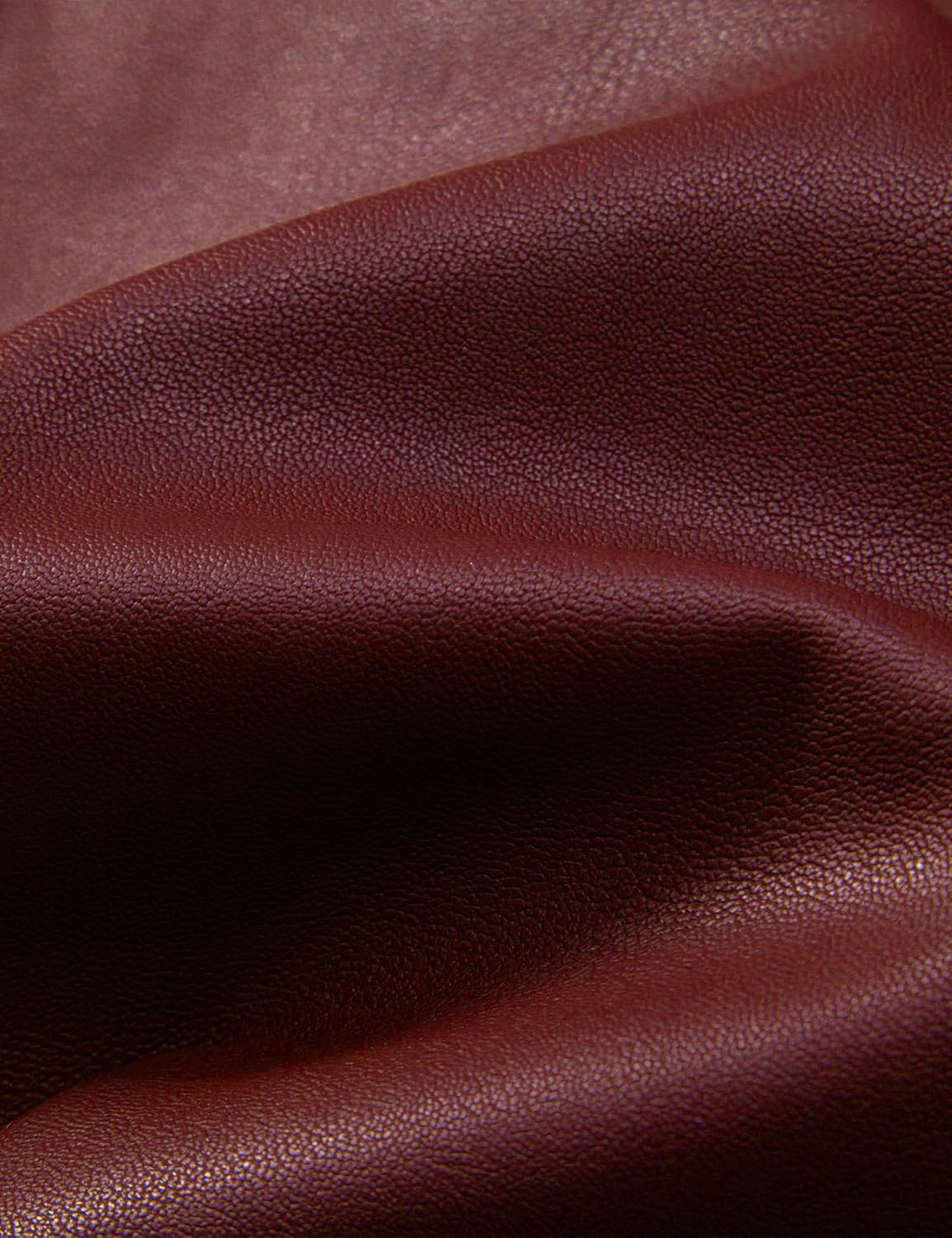 Leather Jacket Men Black Faux Leather Jackets Mens Moto Biker Coat Outwear Windproof - Image 6