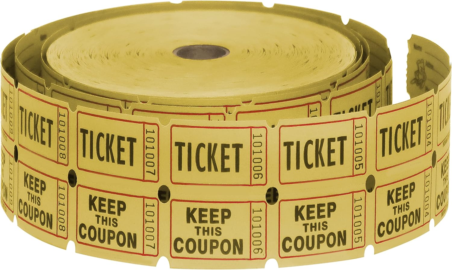 Buy 5050 Raffle Tickets Double Roll 2000 Ticket Count Per Roll Easy