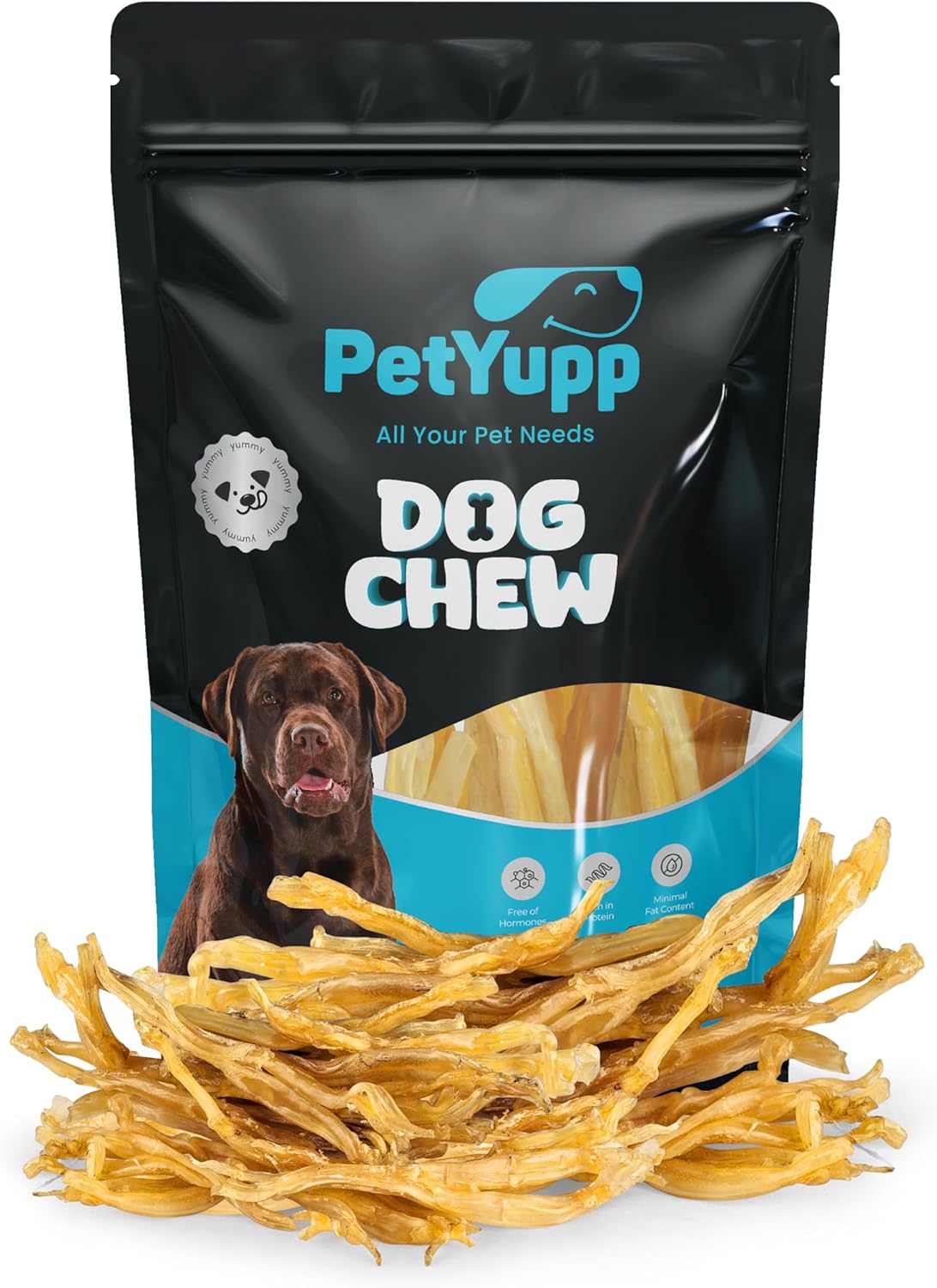 Beef Tendons for Dogs, 14oz - Single Ingredient & High-Protein Dog Treats for Small, Medium & Large Dogs - Natural Beef Jerky & Rawhide-Alternative Dog Chews - No Preservatives Added