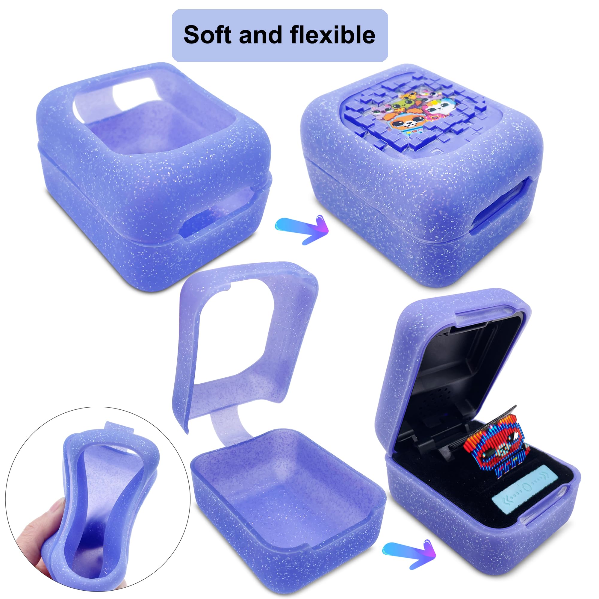 Estuche duro de EVA para Bitzee Interactive Toy Digital Pet con 15 animales virtual electrónico para mascotas, accesorio de almacenamiento protector para mascotas interactivas Bitzee 3D que reaccionan 4