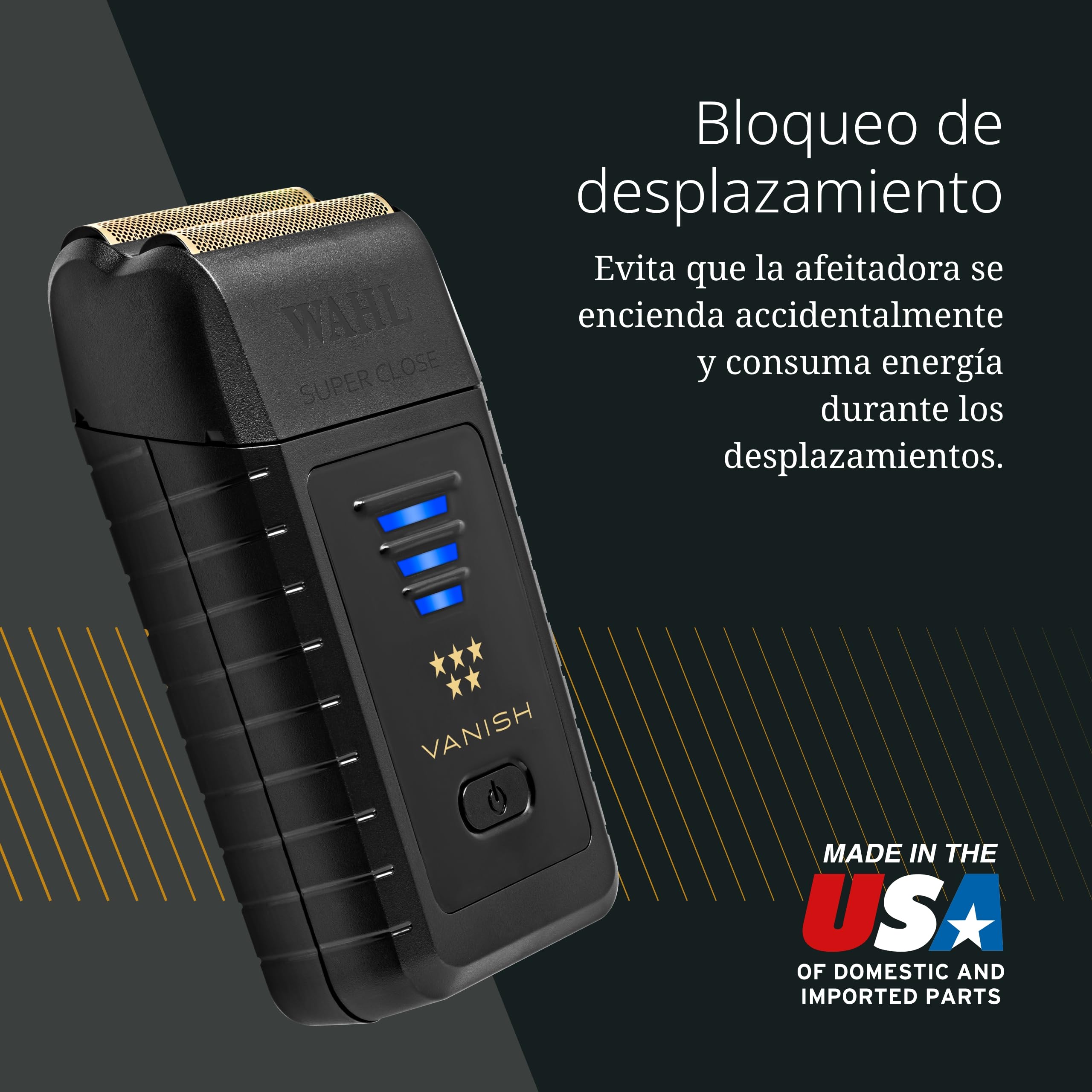 Wahl Vanish Máquina de Afeitar - Afeitadora Eléctrica para un Afeitado Suave y un Acabado Limpio