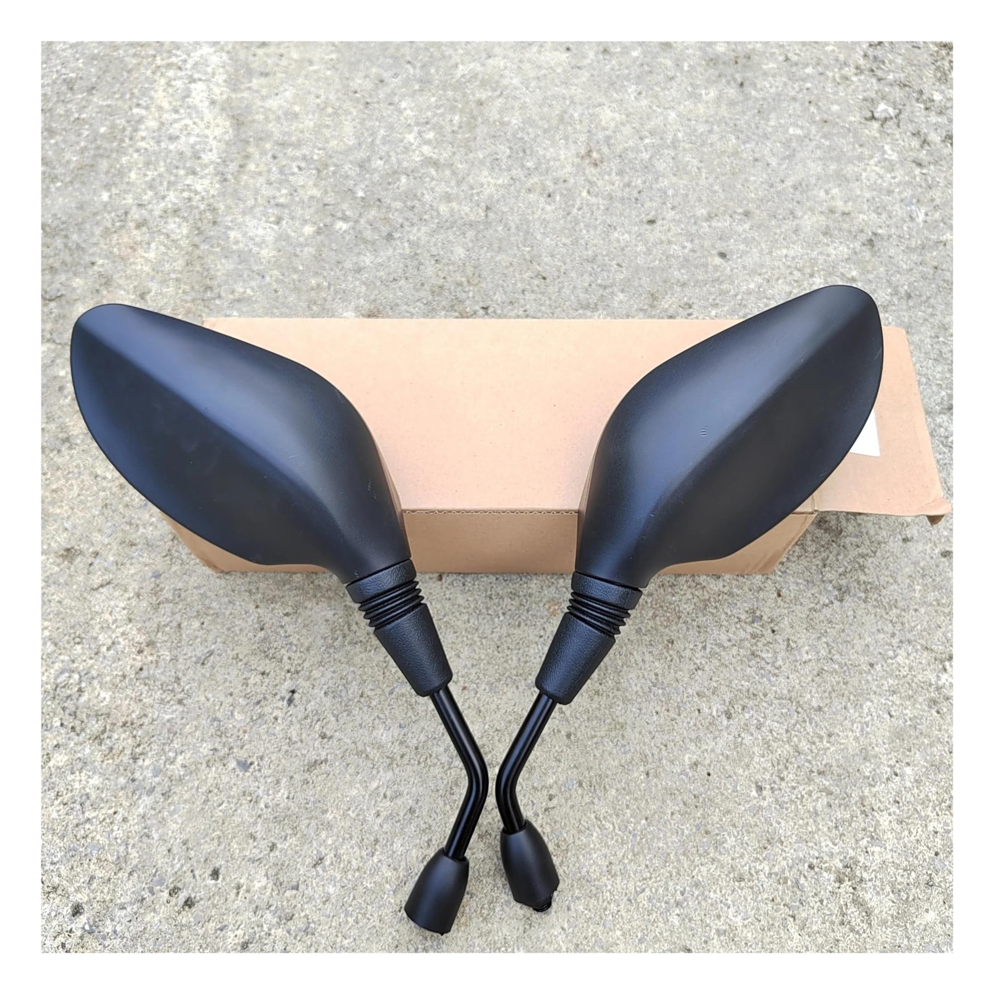 Espejo retrovisor Universal para Motocicleta N&MAX MT07, MT-07, de 10 mm y 8 mm, para Scooter y Bicicleta eléctrica (un par de 10 mm).