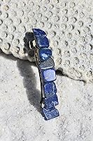 Vista 6 de Pinza para el pelo de piedra de lapislázuli