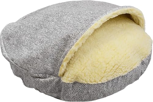 Miniatura 10 de Snoozer Cama acogedora para mascotas de lujo, colección Wag, grande - Pedigree Denim