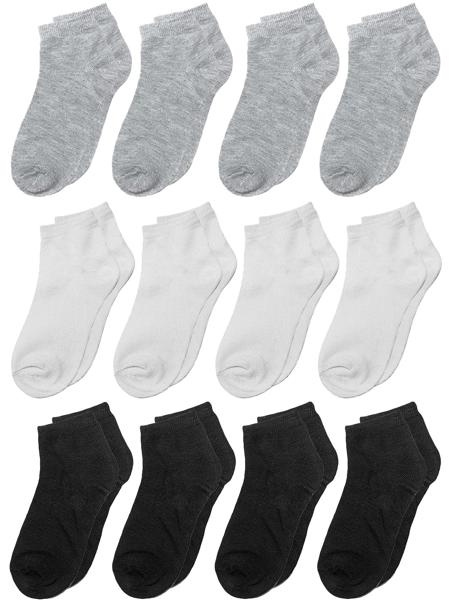 Falari 12 Pairs Boy Toddler Kids Cotton Socks