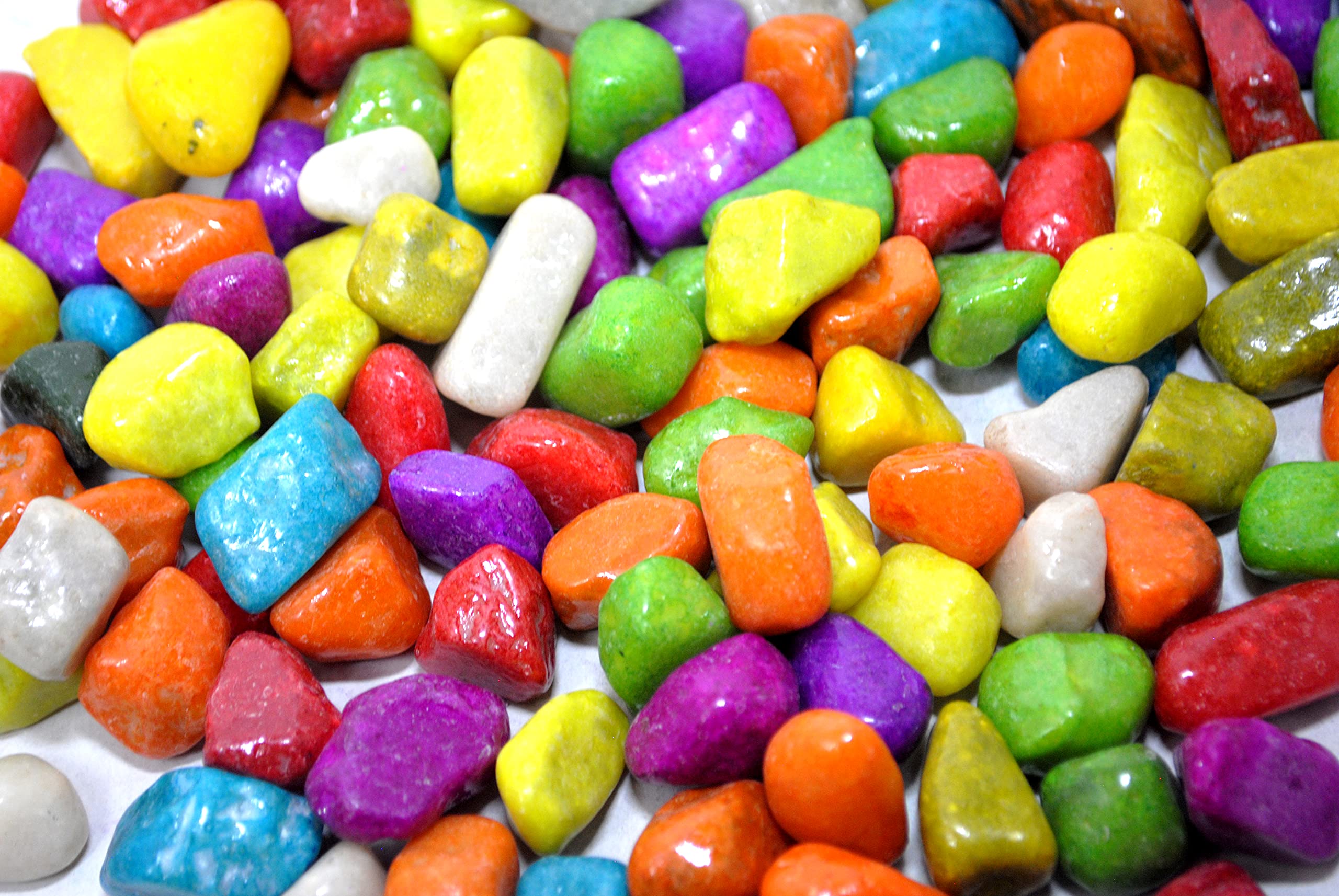 Ourique Multicolor Pebbles for Decoration - Pebbles for Plants Pots, Fish Tank Aquarium, Table and Home Decor, Vase Fillers (950 Grams) (B09C3VHJBS) Amazon Price History, Amazon Price Tracker