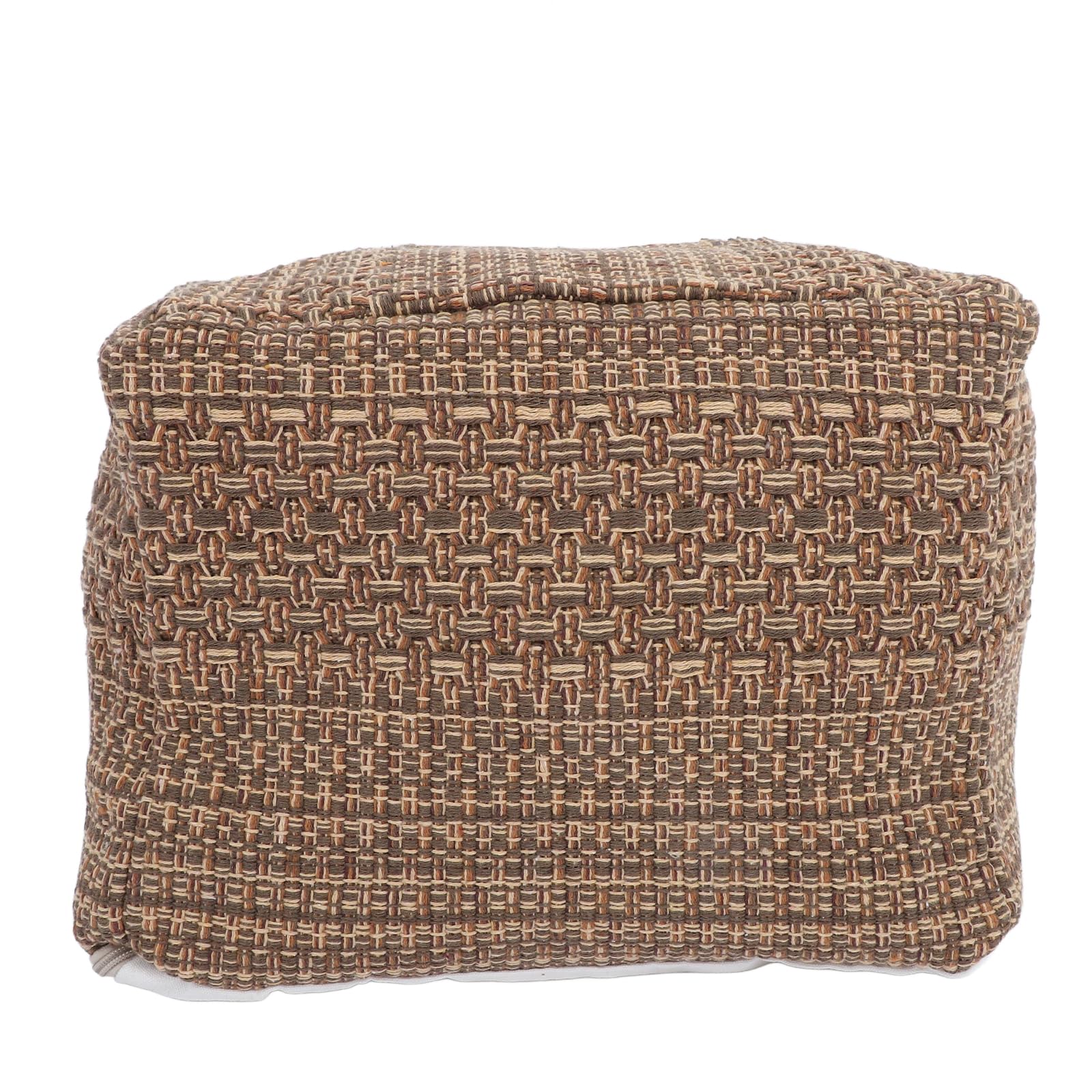 Housse de coussin carré coton et lin épais lavable pour siège de bureau