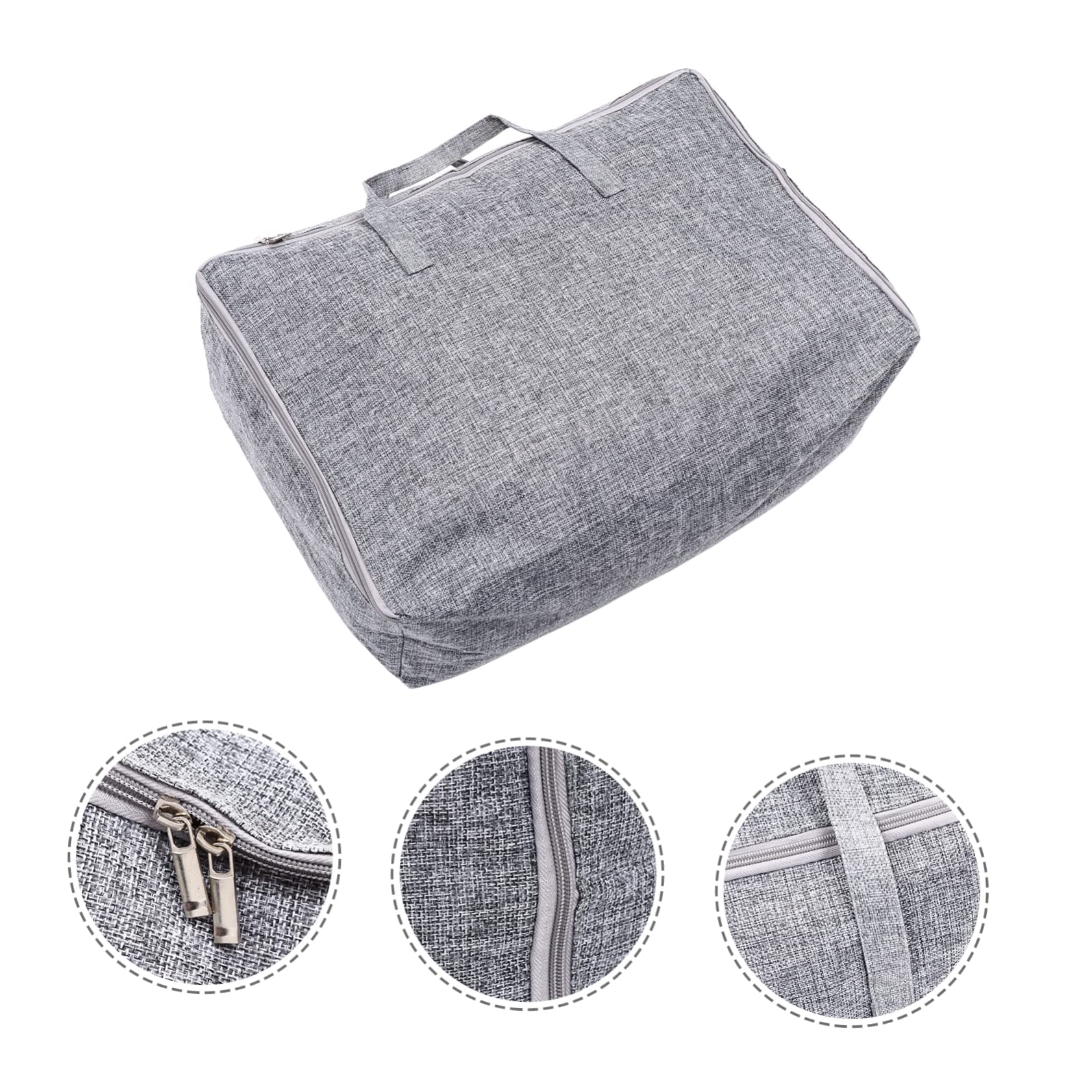 3-teiliges Quilt-Taschen-Aufbewahrungsbeutel aus Stoff, Fitness-Aufbewahrungsbeutel, Quilt-Aufbewahrungsbeutel, Decken-Aufbewahrungsbeutel, Schrank-Organizer-Tasche, Kleider-Organ