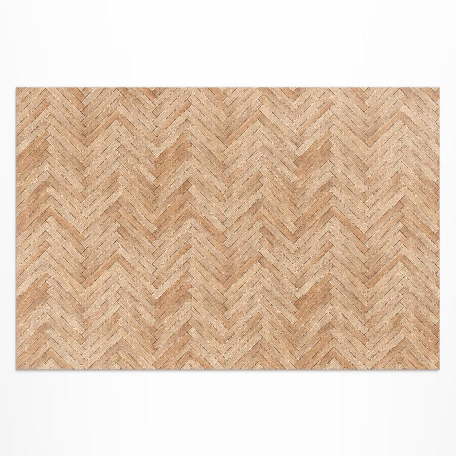 Tapis extérieur étanche en PVC aspect parquet pour sublimer votre balcon