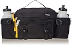 Hiking Sports Dual Bottle Fanny Waist Lumbar Pack Bag 2 Squeeze Bottles Included