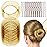 FANDAMEI 20PCS Invisible Hair Nets for Buns & 40PCS U-Shaped Hair Pins, Ballet Bun Maker Set for Women, Girls, Kids (Light Brown)