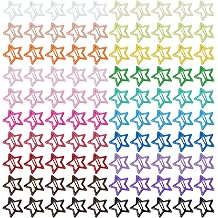 100 Pcs Star Hair Clips Star Barrettes Hair Barrettes for Woman Bulk Clips