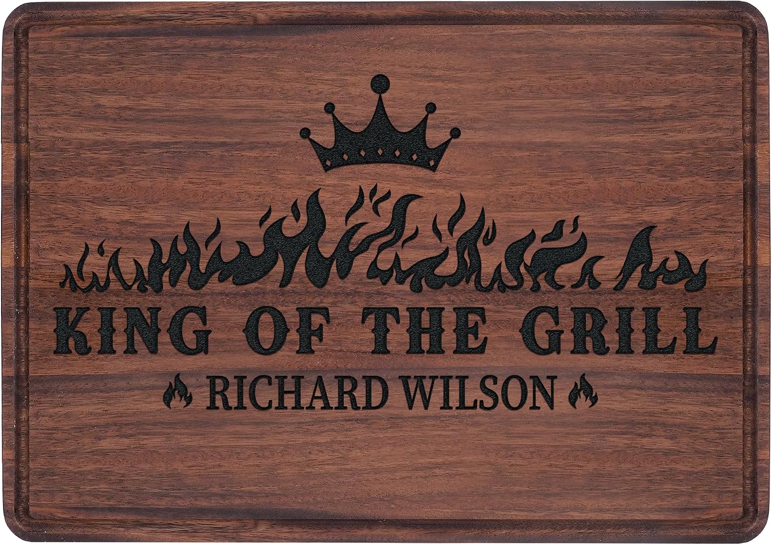 Personalized Cutting Board for Men, Custom Engraved BBQ & Grilling Gift for Dad, Husband, Men, Unique Fathers Day Gift, Perfect Present for Birthday, Anniversary, Christmas