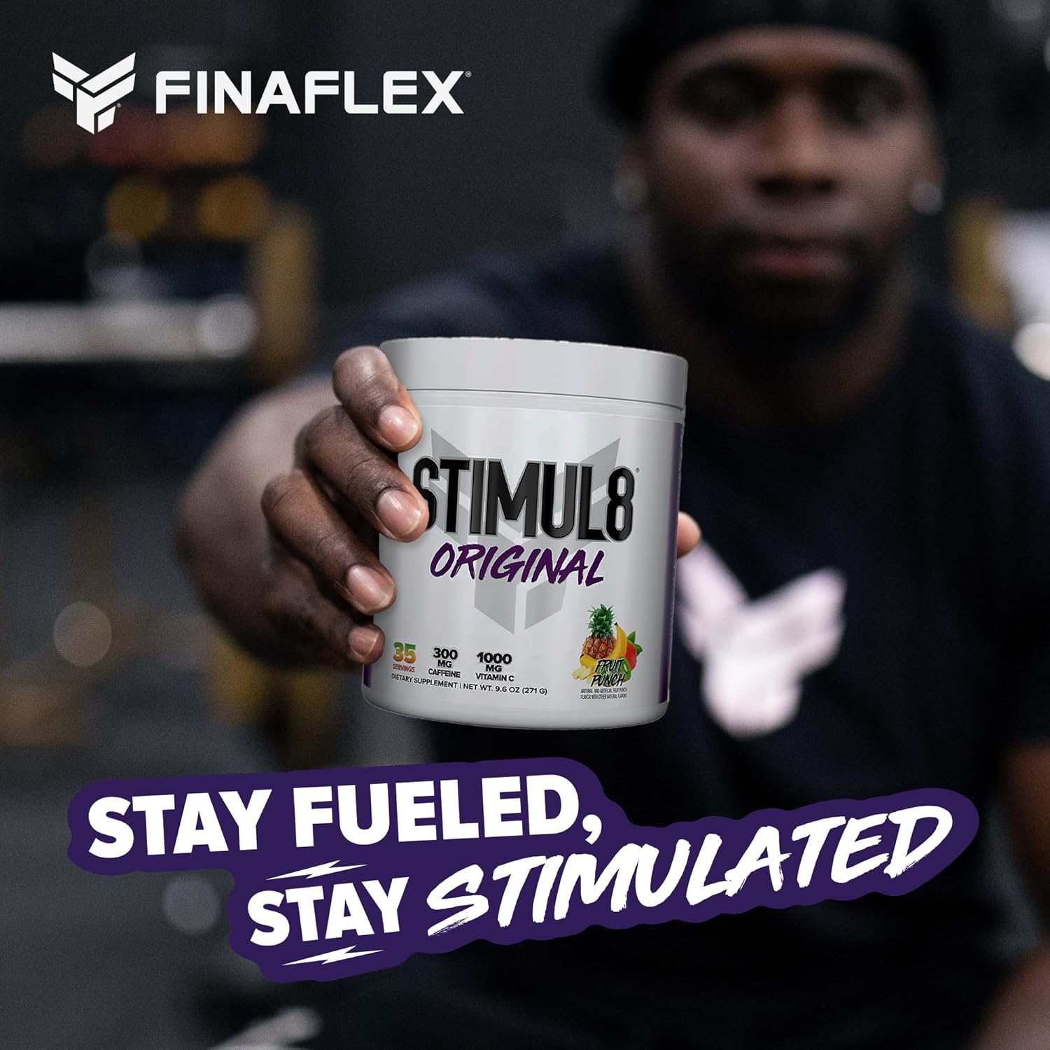 FINAFLEX STIMUL8 Original Pre-Workout, Fruit Punch - Energy, Strength & Endurance for Men & Women - with Caffeine, Beta-Alanine & Vitamin C - 35 Servings - Image 5