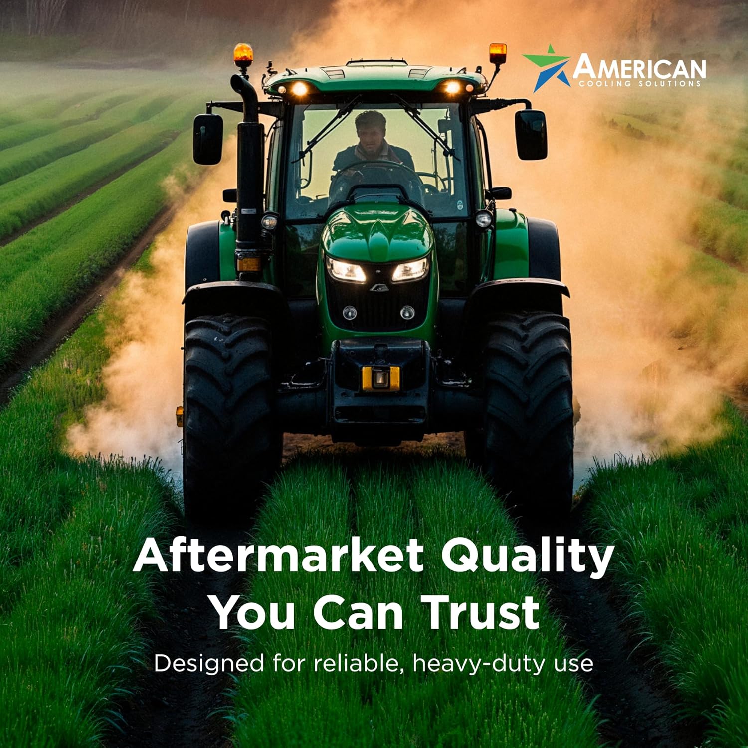 Replacement Radiator for Ford/New Holland Tractors | 16.14" x 17.64" | Heavy-Duty Copper Brass Core | OEM Direct Fitment | Fits Models 230A, 231, 233, 234, 333, 334 & More