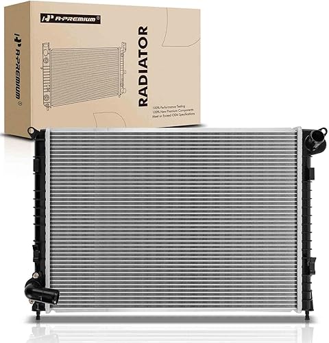 A-Premium Conjunto de radiador de refrigerante del motor con enfriador de aceite de transmisión compatible con Mini Cooper 2002 2003 2004 2005 2006,
