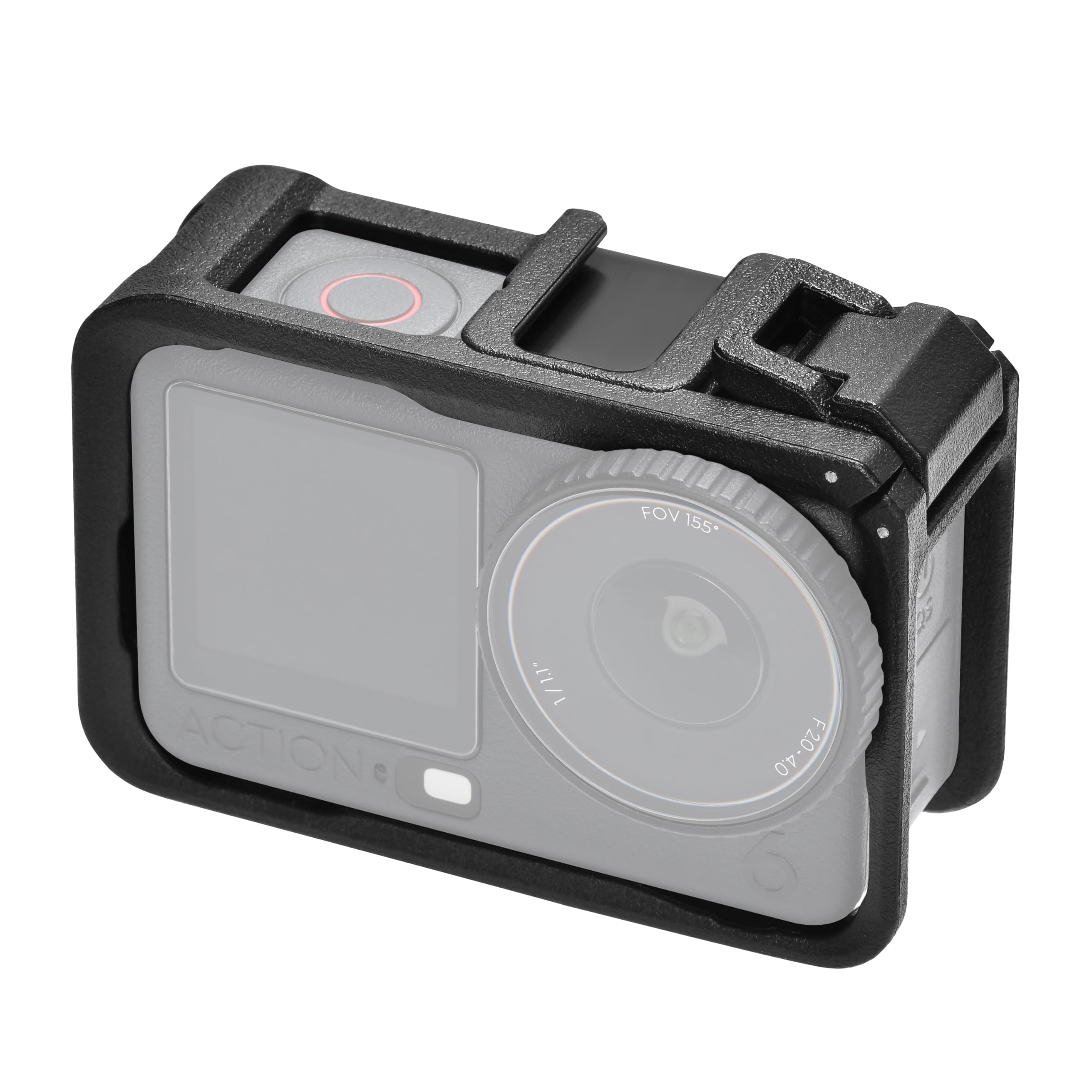 STARTRC PHOTO Action 6 Cage for DJI, Full Cover Protective Case for DJI Action 6 Accessories, Vertical Shooting Camera Cage with Cold Shoe and Side Quick Release Mount Port-image-31