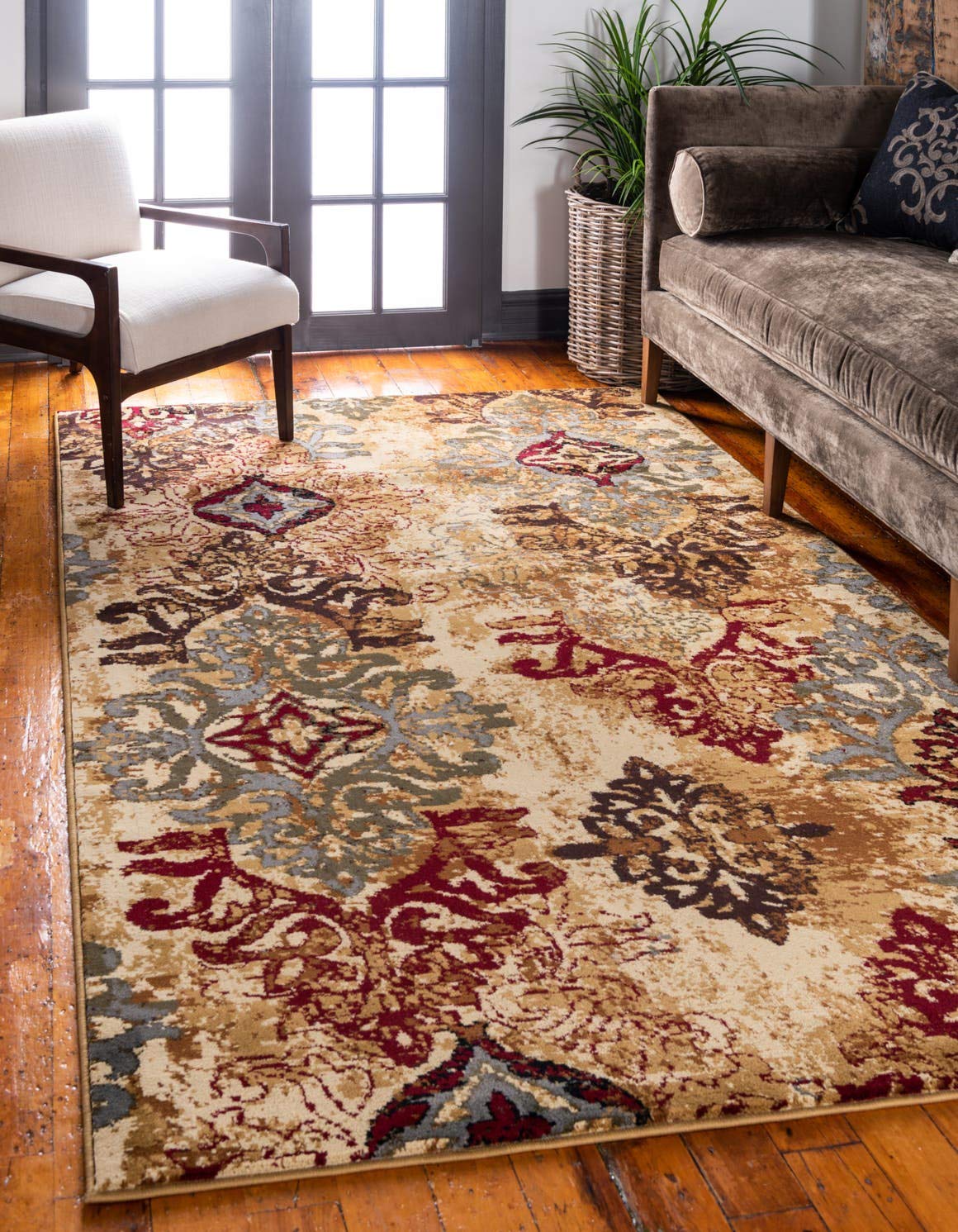 Unique Loom Barista Collection Area Rug - Congencis (4' 1