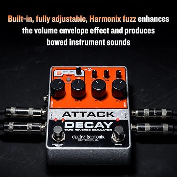 Electro-Harmonix Attack Decay Tape Reverse Simulator Pedal