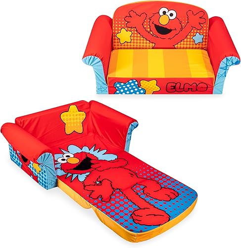 Miniatura 37 de Marshmallow Muebles, Niños 2-en-1 Flip Open Foam Comprimido Sofá, Disney La Sirenita