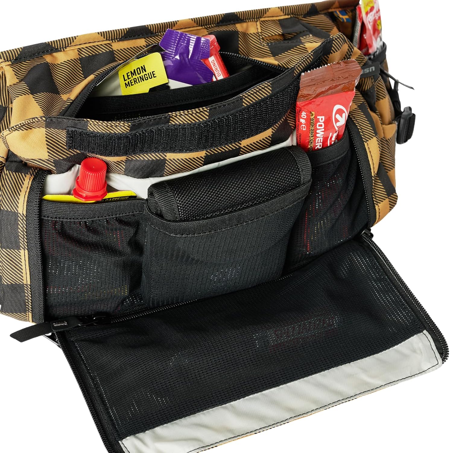 USWE Adjustable Waist Hip Pack Belt, Fanny Pack, Lightweight, Bounce-Free Fit, Zippered Storage Pockets for MTB, Enduro, Hiking, Hydration Bladder Compatible (Not Included)