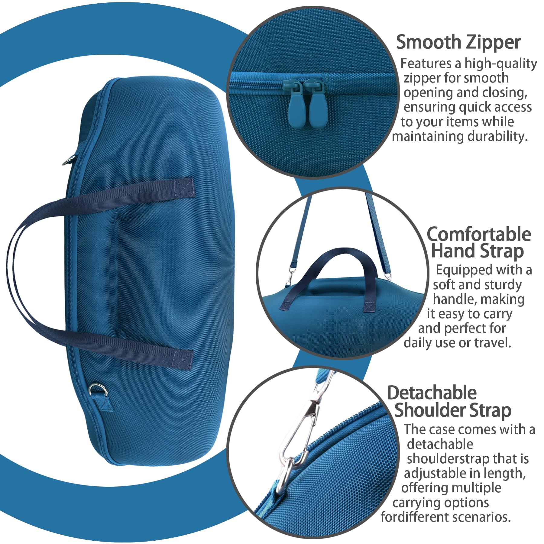 co2CREA cassa custodia borsa per JBL Boombox 4 altoparlante Bluetooth portatile, solo caso