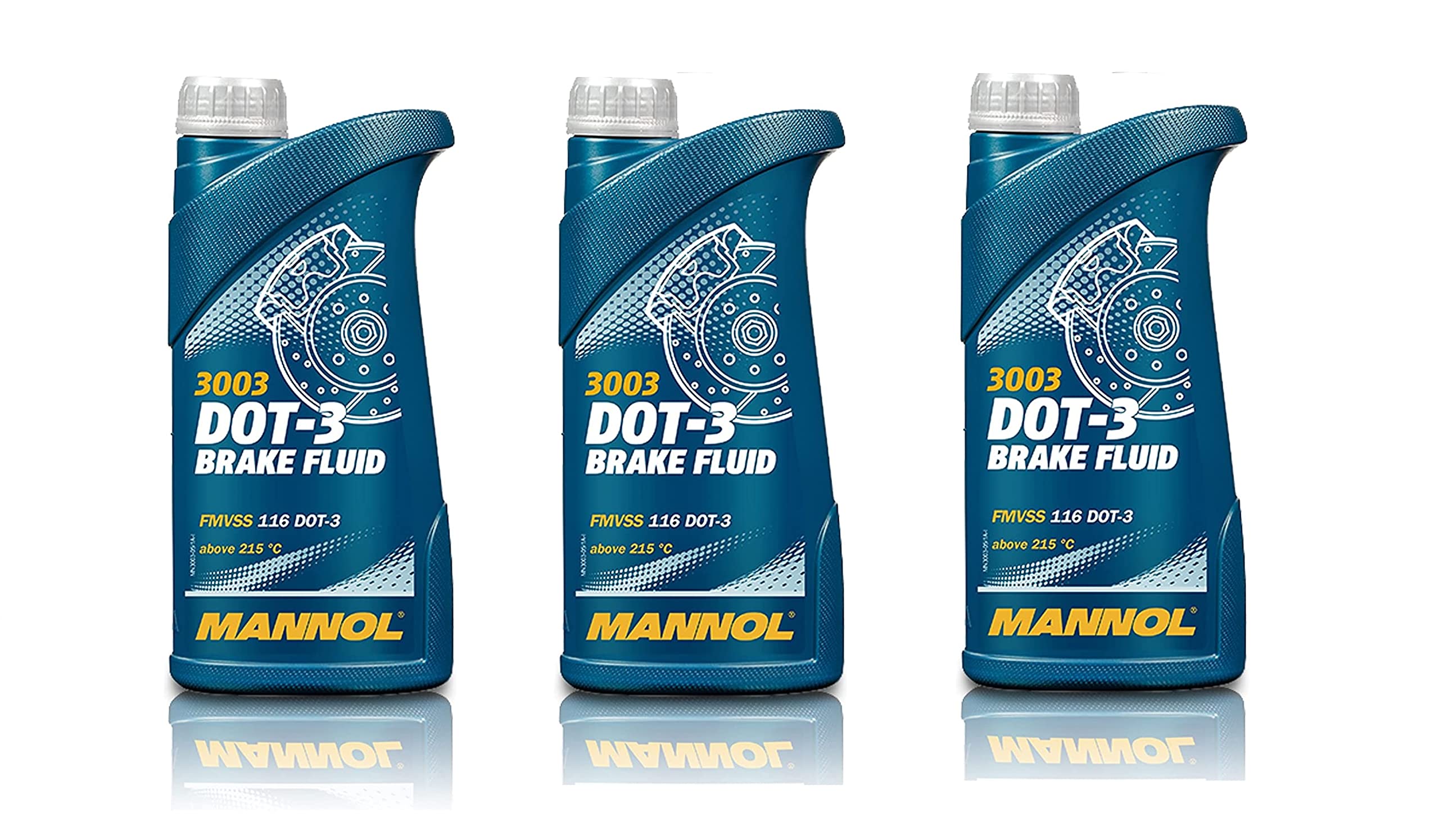 MANNOL Brake Fluid Dot - 3 3003 500ML (3 pcs)