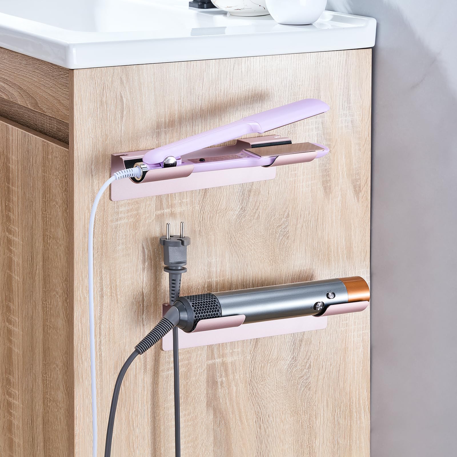 2 PCS Hair Straightener Holder Wall Mount - Image 5