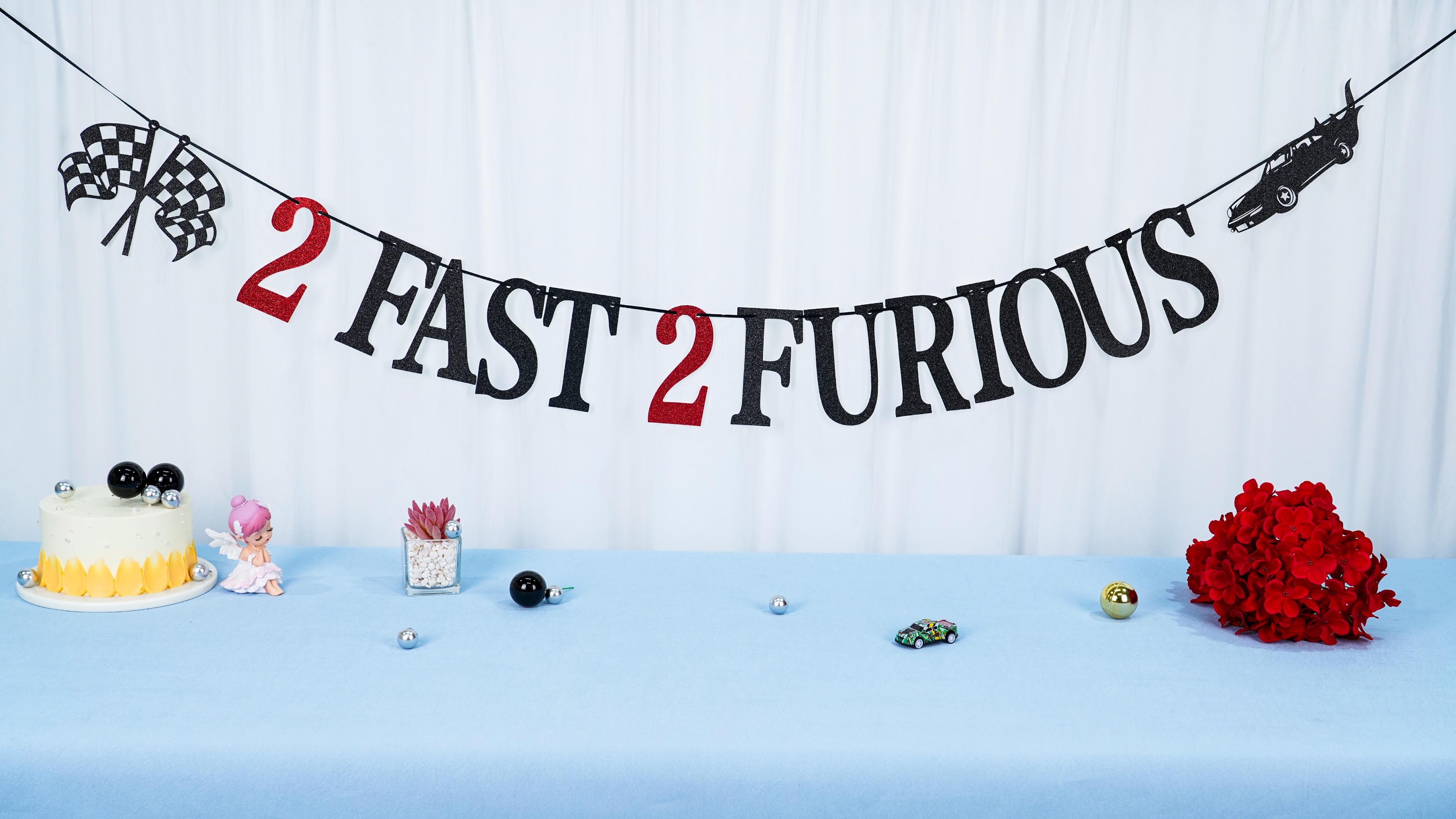 Two Fast Letters Two Fast Two Furious Birthday Invitation Race Car Gas Station Birthday ...