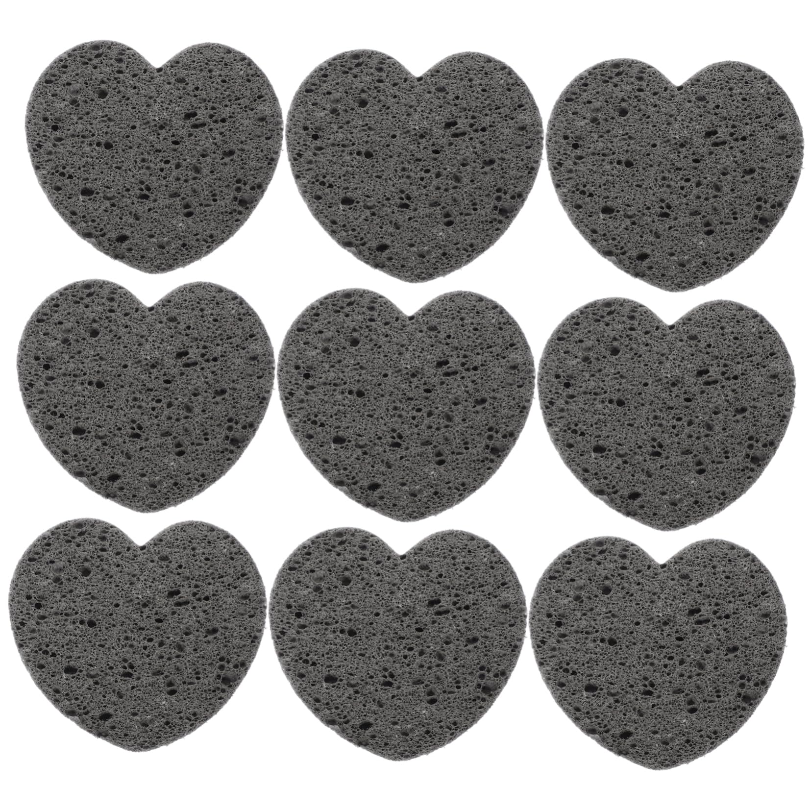 BESTYASH 30pcs Moisturizing Facial Cleaning Sponges Portable Face Scrubber Travel Face Scrubber Black Sponge