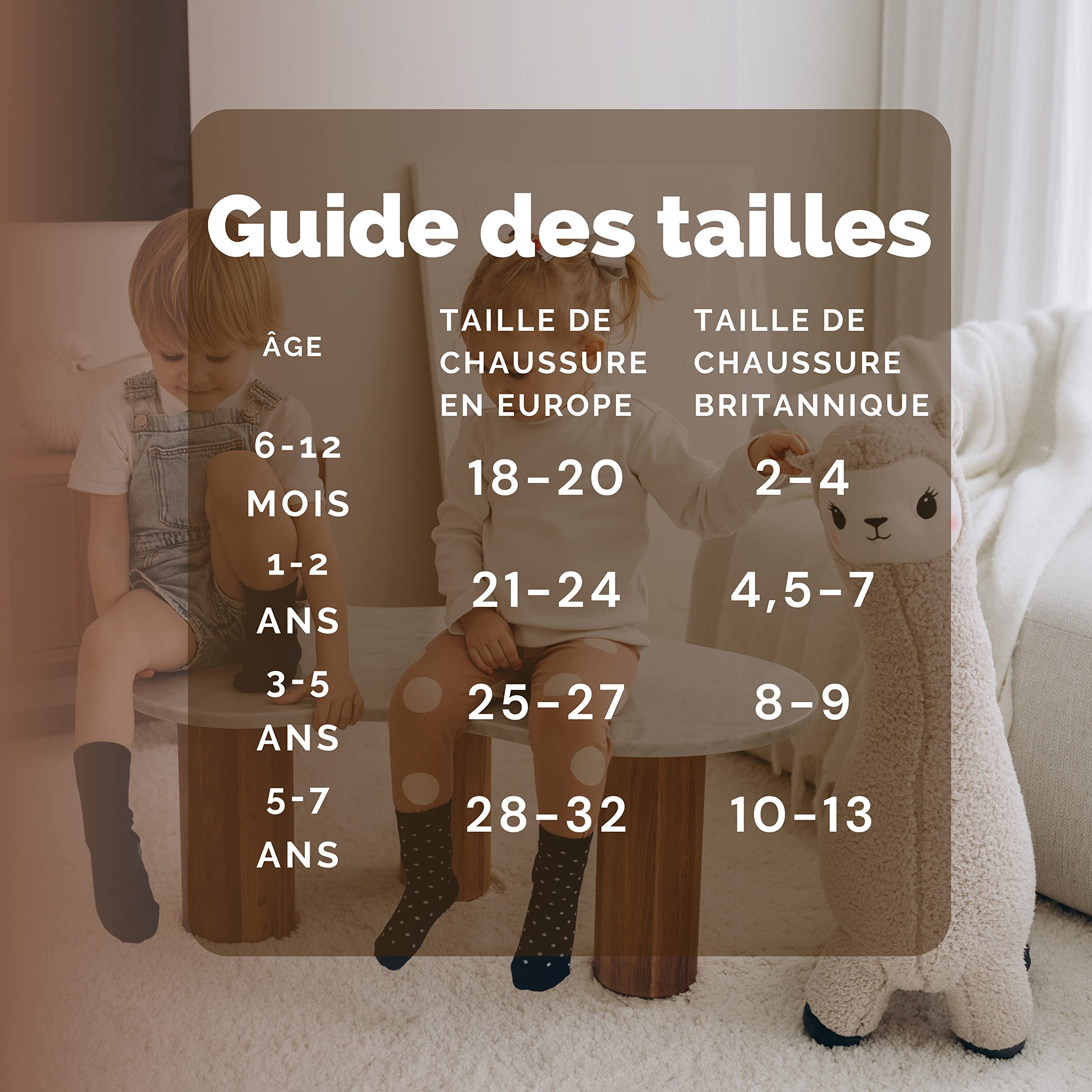 bisoo Chaussettes Antidérapantes Enfant - Ensemble de 5 Paires pour Garçon de 5 à 7 ans (Taille EU 29-32) - Coton Certifié Oeko-Tex - Garçon