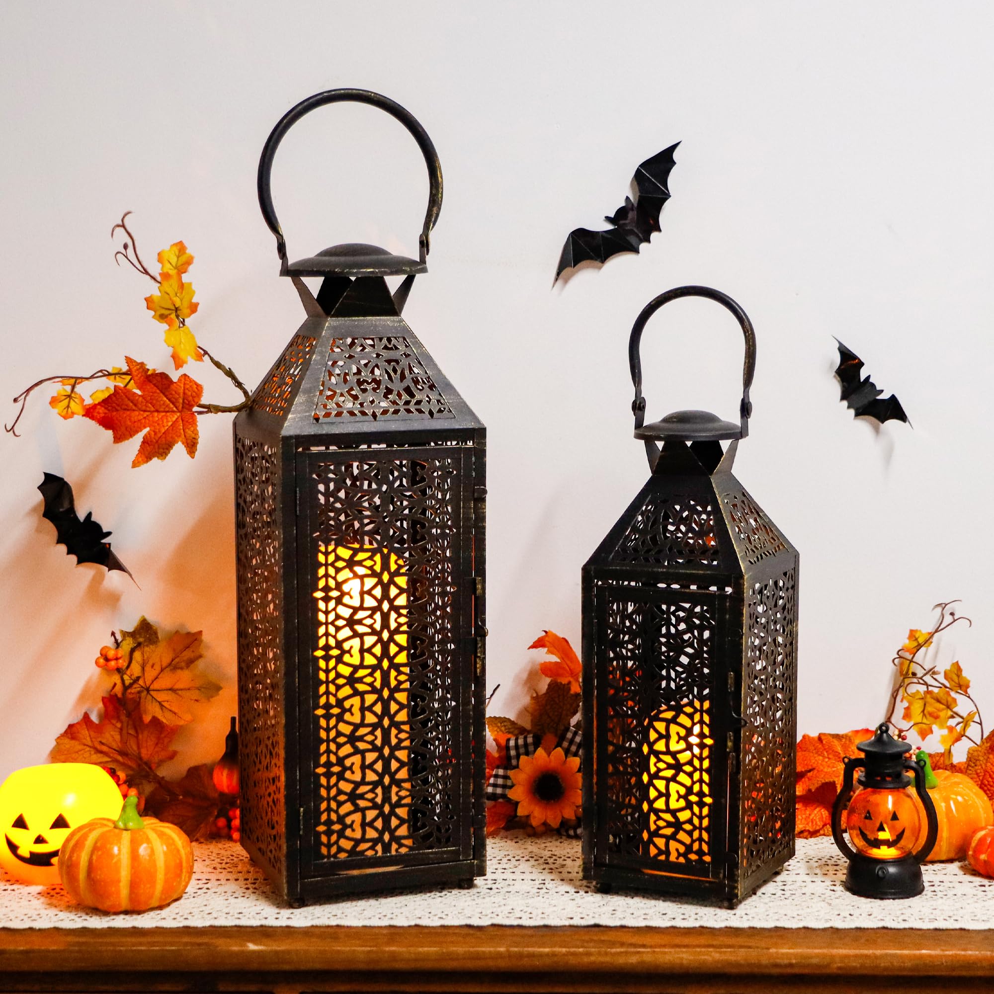 Amazon.com: JHY DESIGN Set of 2 Vintage Decorative Candle