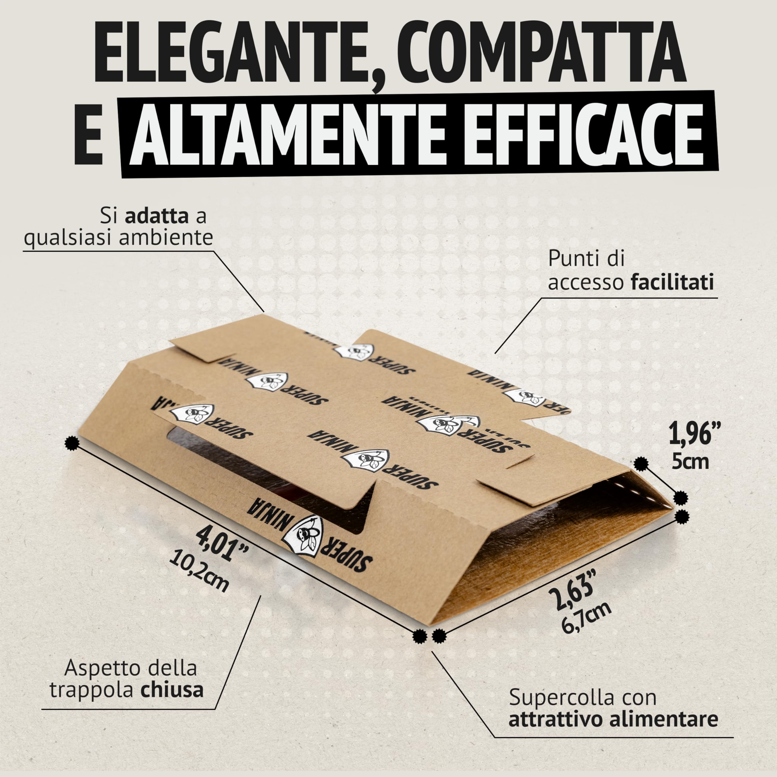 Trappole per Scarafaggi Non Tossiche – 12 Pezzi con Colla e Attrattivo, Sicure per Disinfestazione