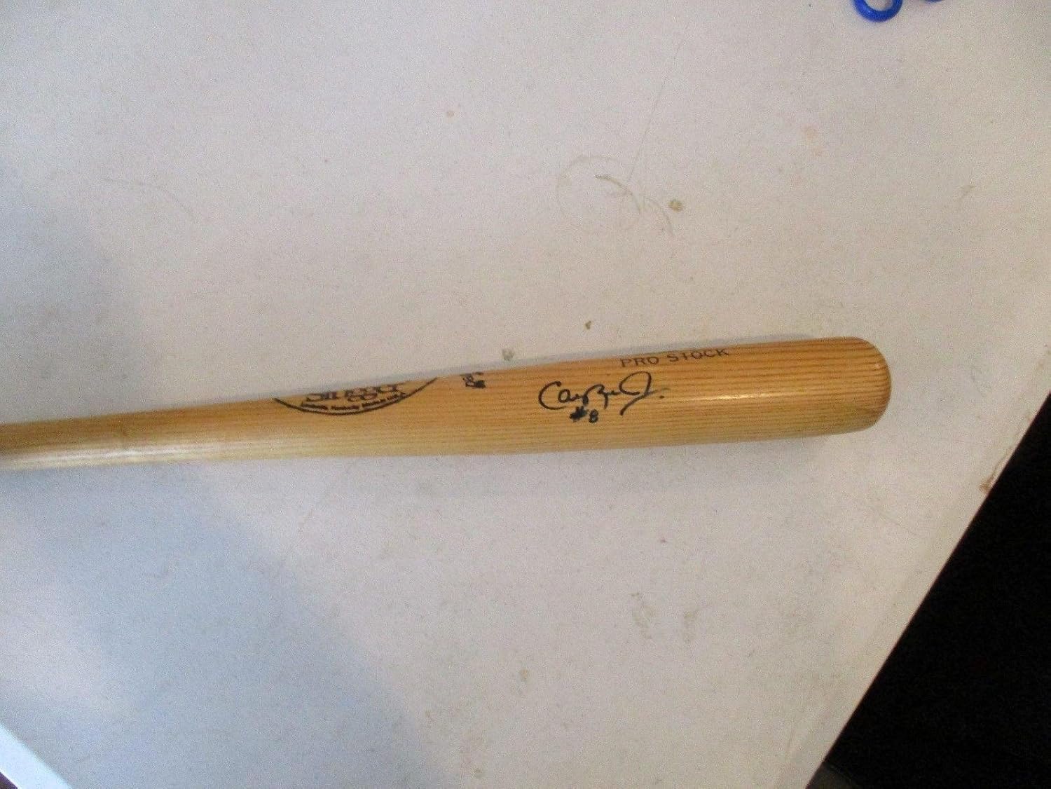 Auth Signed Cal Ripken Jr "8" Auto Louisville Slugger Batting Practice